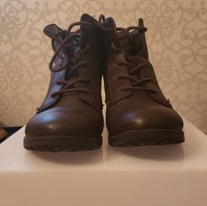 Brown booties